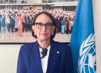 La carrera hacia la Secretaría General de la ONU ha arrancado y la economista Rebeca Grynspan, exvicepresidenta de Costa Rica, responsable de organismos internacionales y quien incluso medió entre países en guerra, aspira a ocupar el cargo para adaptar la organización a los tiempos que se viven. FOTO -EFE/ Isabel Saco