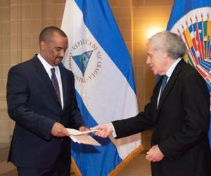 Nuevo embajador de Nicaragua presenta credenciales ante la OEA