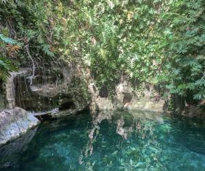 Cenote en Hacienda Mucuyché