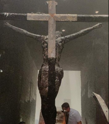 Nicaragua: Atentado con bomba molotov daña imagen venerada por católicos