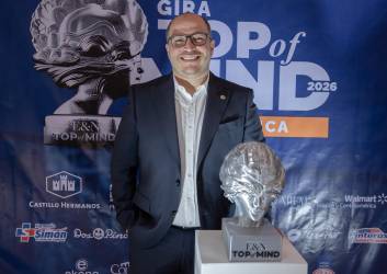 José Alexis Jiménez, gerente de mercadeo de BAC Costa Rica, durante la Gira TOM 2026, en San José, Costa Rica. FOTO MANU MAREINA