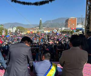 <i>A inicio del año se presentó el cambio de mando de las Autoridades Indígenas de los 48 Cantones. FOTO @rocasgt</i>