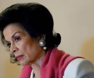 Nicaraguan celebrity and human rights advocate Bianca Jagger, speaks during the release of an Amnesty International's report on the repression measures used by Nicaraguan security forces during clashes with students, in Managua on May 29, 2018. / AFP PHOTO / INTI OCON