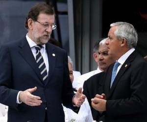 Mariano Rajoy y Otto Pérez. (Foto: Archivo)