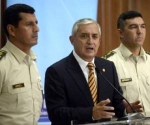 En varias ocasiones Pérez ha manifestado que respetará el proceso de antejuicio y que no renunciará a su cargo, a pesar de las presiones de manifestantes. (Foto: AFP).