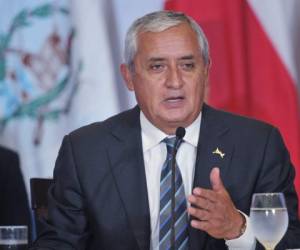 Otto Pérez Molina, presidente de Guatemala. (Foto: AFP).