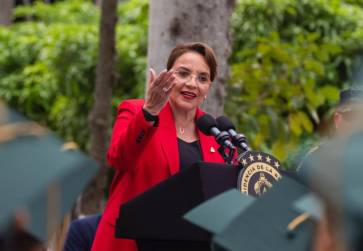 <i>Castro, presidenta pro témpore de la Comunidad de Estados Latinoamericanos y Caribeños (Celac), lanzó este llamado a la integración durante su intervención como invitada de honor del Parlatino. FOTO REFERENCIA/ XiomaraCastroZ</i>