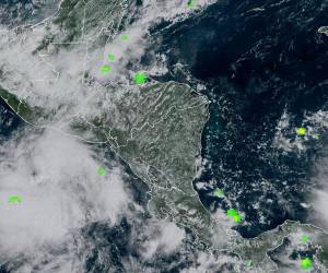 <i>El primer frente frío de 2023 ingresó a Centroamérica. Foto NOAA</i>