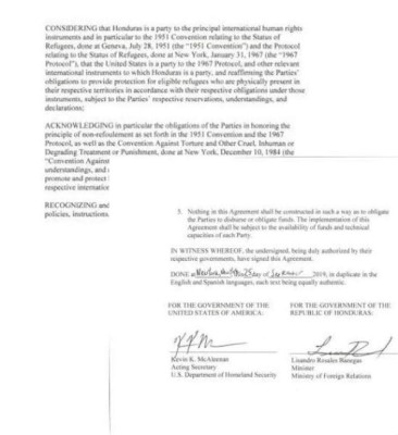 Honduras recibirá a los niños migrantes que devuelva EEUU