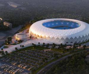 <i>El nuevo Estadio Nacional de El Salvador - donado por China- tendrá capacidad para 50.000 aficionados (en butacas) y se consolidará como el más grande de Centroamérica. FOTOS PRESIDENCIA DE EL SALVADOR</i>