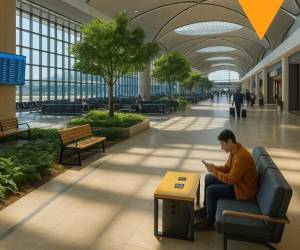 <i>Según el experto, el aumento de tráfico aéreo previsto exige intervenciones estratégicas que van más allá de la construcción de pistas o ampliación de estacionamientos. FOTO CORTESÍA / E&amp;N</i>