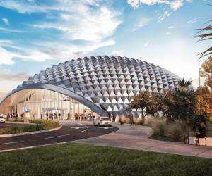 <i>Render del Aeropuerto Internacional del Pacífico. El Salvador. FOTO CEPA</i>