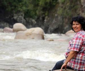 Cáceres emprendió una lucha por la defensa del río Gualcarque, en el departamento de Santa Bárbara, donde una compañía pretende contruir una represa hidroeléctrica. (Foto: AFP).