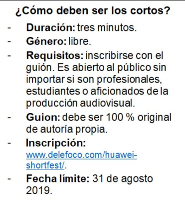 Huawei Costa Rica busca los mejores cortos filmados con smartphones