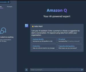 <i>Los chatbots dirigidos a las empresas se han convertido en el principal campo de batalla de la IA generativa. Imagen Q Amazon</i>