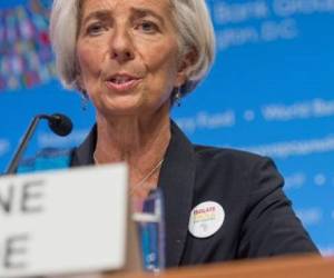 Jefa del Fondo Monetario Internacional (FMI), Christine Lagarde. (Foto: AFP)