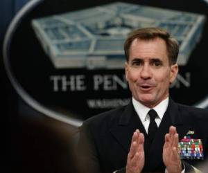 Contralmirante John Kirby, portavoz del Pentágono. (Foto: AFP)