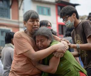 El terremoto fue de solo 15 km. de profundidad. (Hacer click para ver Galería). (Fotos: AFP)