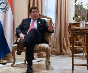 Horacio Cartes, presidente de Paraguay. (Foto: AFP).