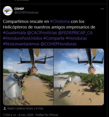 Empresa privada hondureña se une para ayudar a los afectados de Eta