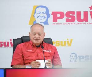<i>El secretario general del gobernante Partido Socialista Unido de Venezuela (PSUV), Diosdado Cabello cuestionó sobre qué asunto va a mediar Panamá en Venezuela. Foto de cortesía</i>