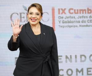 <i>Las declaraciones de la mandataria surgen luego de que López, representante del opositor Partido Nacional en el CNE, asegurara la semana pasada que no existen condiciones para garantizar el proceso electoral de noviembre. Foto de archivo de la presidenta de Honduras, Xiomara Castro. EFE/ Bienvenido Velasco</i>