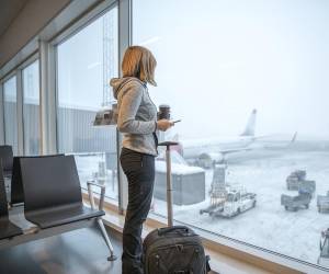 <i>Las aerolíneas cancelaron casi 4.000 vuelos a Estados Unidos programados para el fin de semana. Foto de cortesía</i>