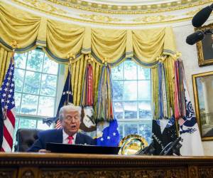 Para Trump todo tiene un costo, incluida la diplomacia. FOTO EFE/EPA/WILL OLIVER / POOL