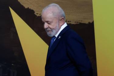 <i>El presidente de Brasil, Luiz Inácio Lula da Silva, en una foto de archivo. EFE/ Antonio Lacerda</i>