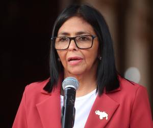 Fotografía de archivo de la presidenta encargada de Venezuela, Delcy Rodríguez. EFE/ Miguel Gutiérrez