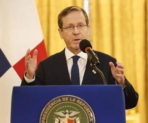 Jamás olvidaremos cómo Panamá apoyó al pueblo judío en los albores de nuestro Estado, afirmó Herzog. (Foto: EFE)