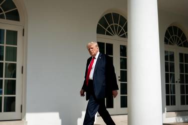 El presidente de Estados Unidos, Donald Trump, aseguró que hay un 50 % de posibilidades, o menos de lograr un pacto comercial con la Unión Europea. Foto cortesía