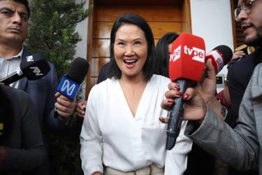 Foto de archivo de la candidata derechista Keiko Fujimori. EFE/ Paolo Aguilar