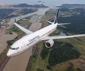 COPA Airlines Boeing 737 Max 9 photographed in the Republic of Panama on 1 September 2018 by Chad Slattery from Wolfe Air Aviation Learjet 25B.