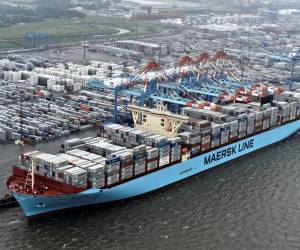 <i>Maersk, una de las mayores compañías de transporte de contenedores del mundo, ha explicado que la decisión se mantendrá hasta nuevo aviso. Foto de cortesía</i>