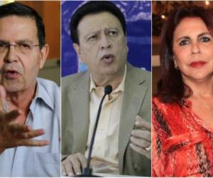 El expresidente de Honduras, Rafael Leonardo Callejas, el presidente de Fenafuth, Alfredo Hawit y su esposa María Asfura de Hawit. (Foto: laprensa.hn).