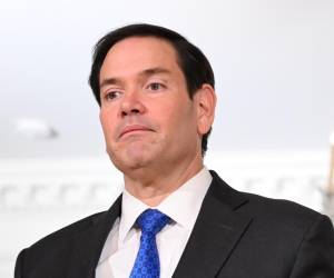<i>Fotografía de archivo en donde se ve al secretario de Estado de EE.UU., Marco Rubio. EFE/ALEX WROBLEWSKI</i>