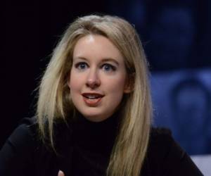 PHILADELPHIA, PA - OCTOBER 05: Elizabeth Holmes, Founder & CEO of Theranos speaks at Forbes Under 30 Summit at Pennsylvania Convention Center on October 5, 2015 in Philadelphia, Pennsylvania. Lisa Lake/Getty Images/AFP