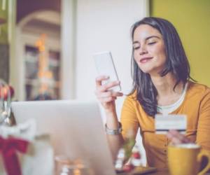 Young woman at home