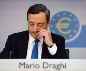 Mario Draghi, presidente del Banco Central Europeo. (Foto: AFP).