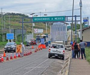 El Ceibo, Guatemala - 2nd January, 2018: Border crossing between Mexico and Guatemala. Crossing the border at El Ceibo is the easiest way to get from Mexico to the Maya Biosphere Reserve in Guatemala.