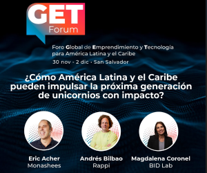 <i>GET Forum 2025 contará con más de 130 ponentes de más de 25 países, entre ellos referentes internacionales de la innovación y el emprendimiento. Foto de cortesía</i>