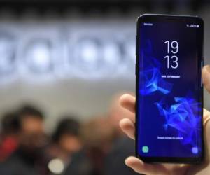 Samsung presento sus nuevos equipos en el MWC 2018, en Barcelona.