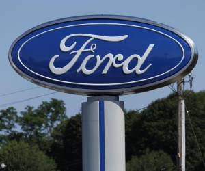 Fotografía de archivo del logo de Ford. EFE/EPA/CJ GUNTHER