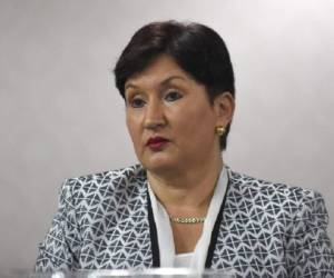 La fiscal general, Thelma Aldana.