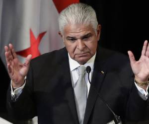 Fotografía de archivo del presidente de Panamá, José Raúl Mulino, durante un acto público, en Ciudad de Panamá (Panamá). EFE/Bienvenido Velasco