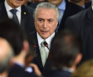 Michael Temer, presidente interino de Brasil. (Foto: Archivo).