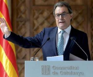 Artur Mas, presidente del Gobierno regional de Cataluña (noreste de España).