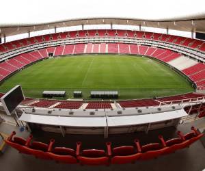 <i>Fotografía del estadio Guadalajara este domingo, en Jalisco (México). EFE/ Francisco Guasco</i>