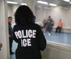 NEW YORK, NY - APRIL 11: Undocumented immigrants wait in a holding cell at a U.S. Immigration and Customs Enforcement (ICE), processing center on April 11, 2018 at the U.S. Federal Building in lower Manhattan, New York City. ICE detentions are especially controversial in New York, considered a 'sanctuary city' for undocumented immigrants, and ICE receives little or no cooperation from local law enforcement. ICE said that officers arrested 225 people for violation of immigration laws during the 6-day operation, the largest in New York City in recent years. John Moore/Getty Images/AFP